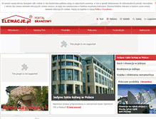 Tablet Screenshot of elewacje.pl